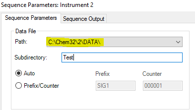 sequence parameters